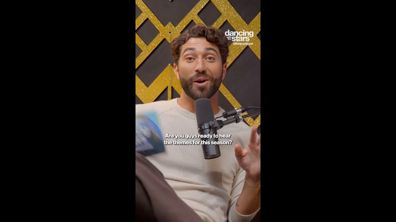 ICYMI: Joey Graziadei announced this season's themes for #DWTS on the Official #DWTSpodcast! ✨