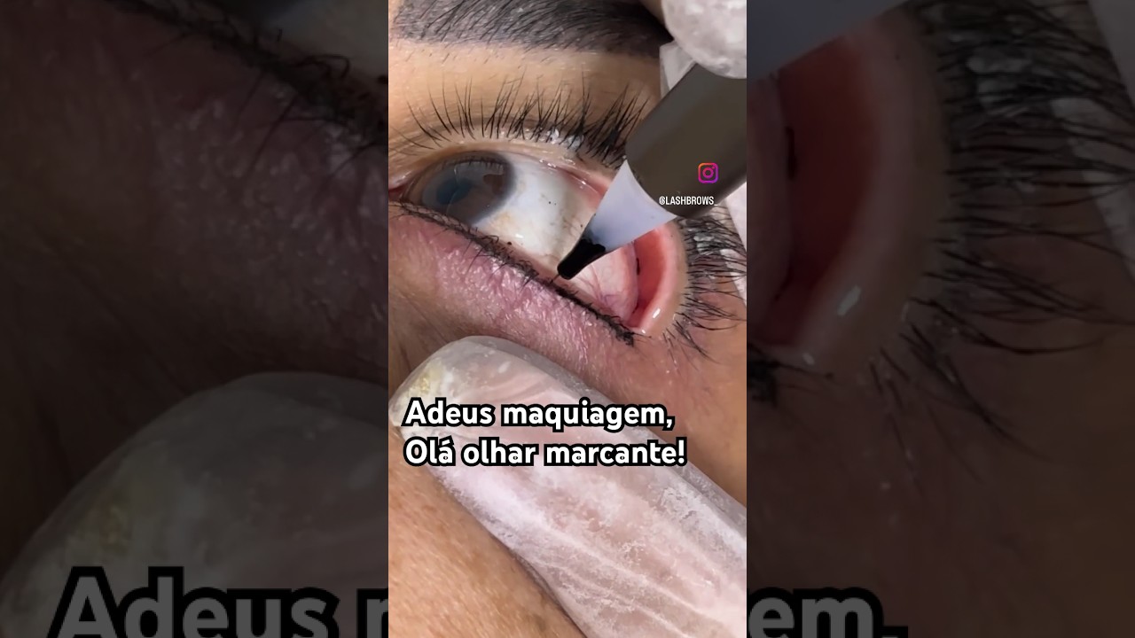 Micropigmenta&ccedil;&atilde;o Delineado dos Olhos Olhos Marcantes e Naturais #olhos #delineados #micropigmentacao