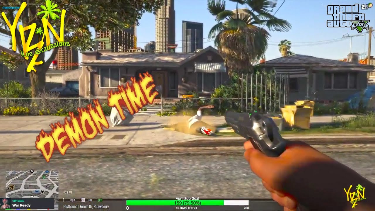YBN GEECHIES ON DEMON TIME | YBN LS | YBN Los Scandalous | YBN Server | GTA RP Funny Moments