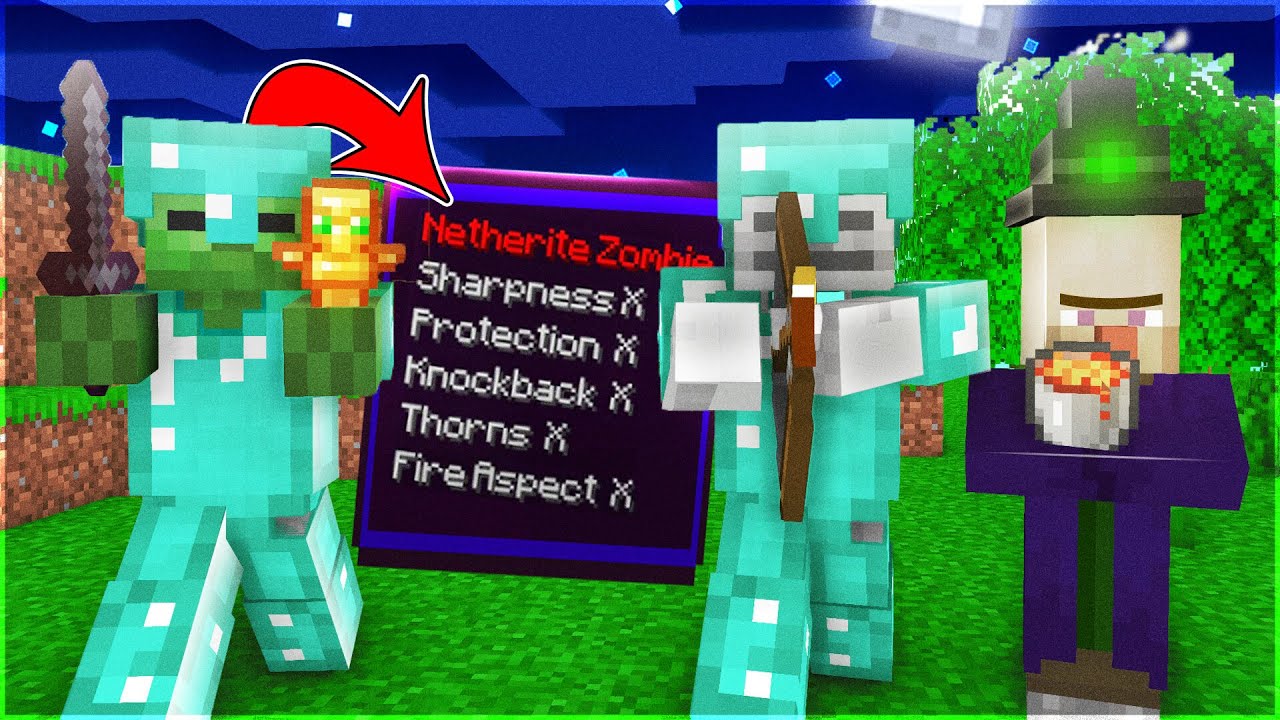 ماینکرفت اما ماب ها خیلی قوی هستن 😂🔥 | Minecraft But Mobs Are OP