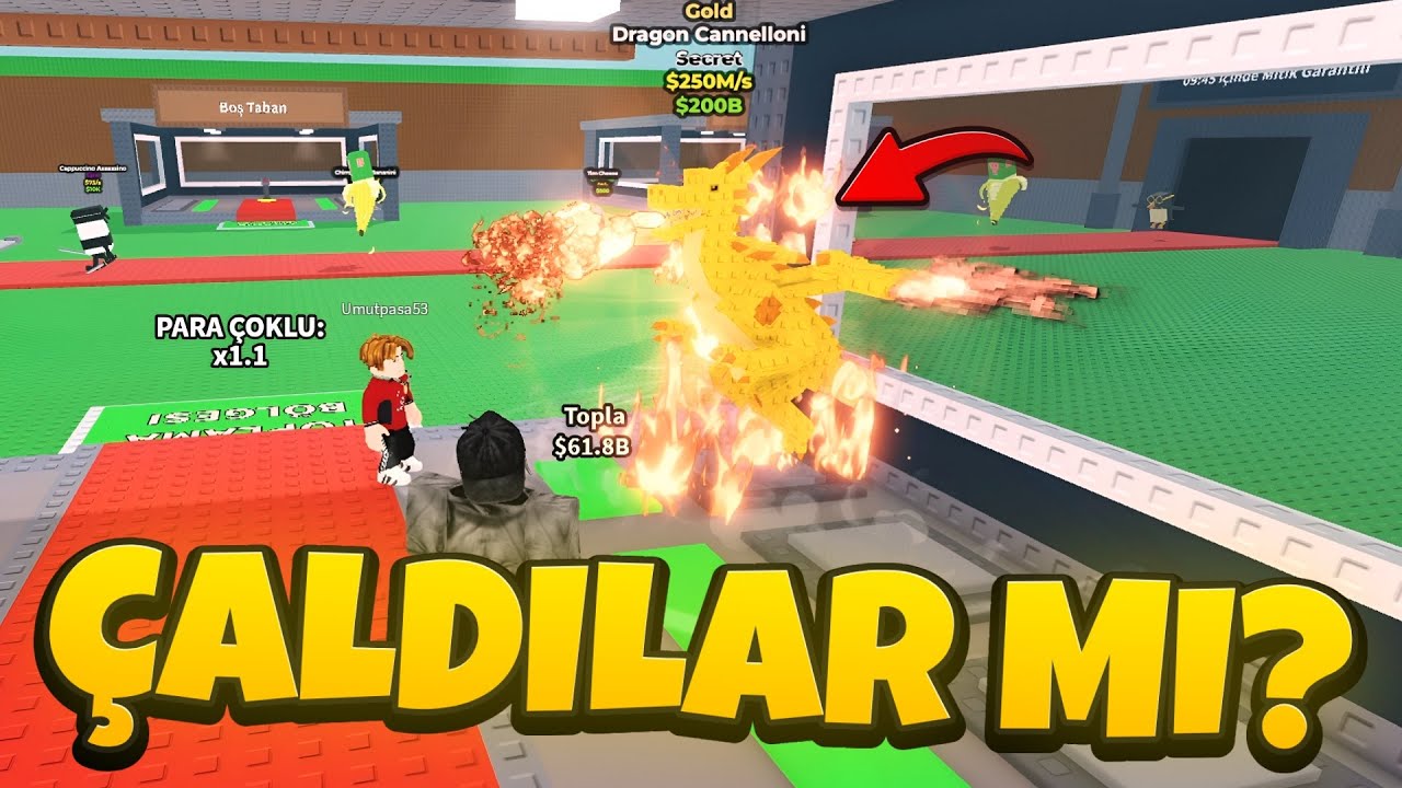 TAKİPÇİLERİME GOLD DRAGON GÜVENDİM! - Steal a Brainrot Türkçe