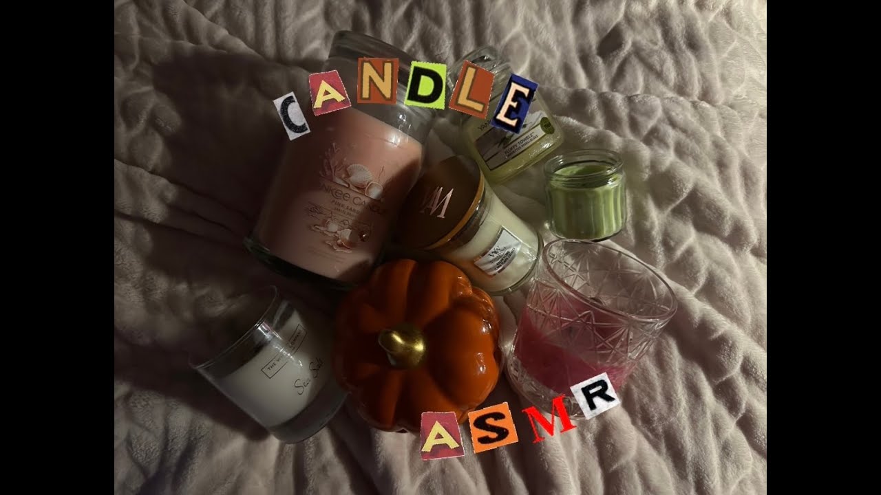 Practicing Lofi ASMR with 7 different candles🤍