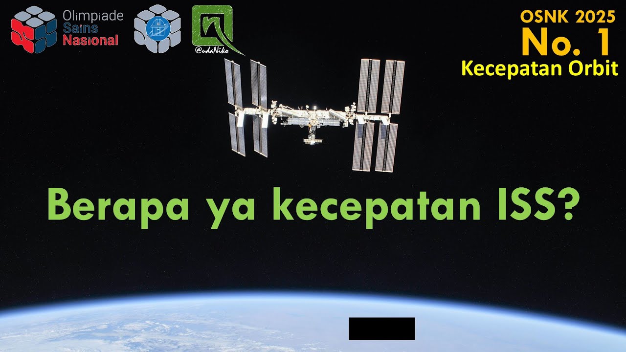 Pembahasan OSNK Astronomi 2025, no. 01 - Kecepatan Orbit