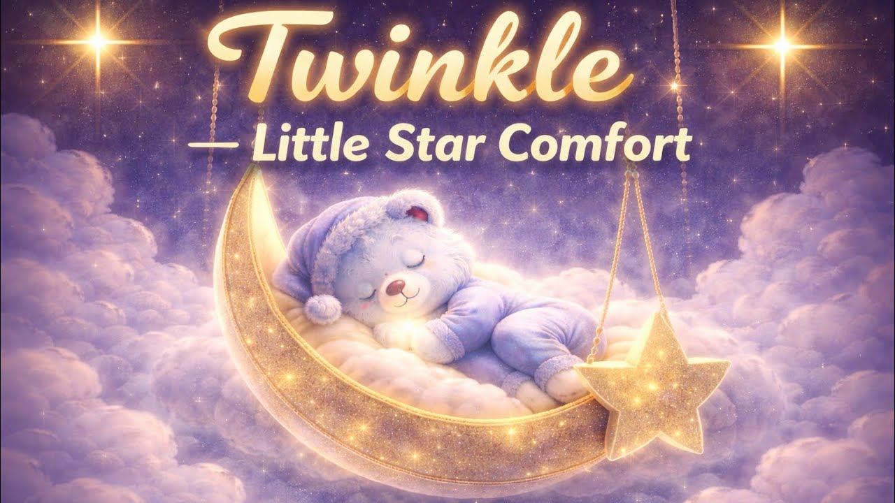 Twinkle – Little Star Comfort 🌟 | 2 Hours Gentle Lullaby for Deep Sleep & Sweet Dreams