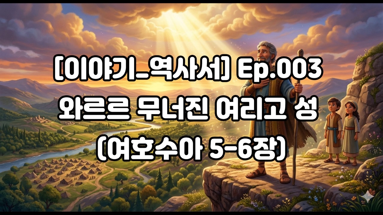 [이야기_역사서] Ep.003 와르르 무너진 여리고 성 (여호수아 5-6장)