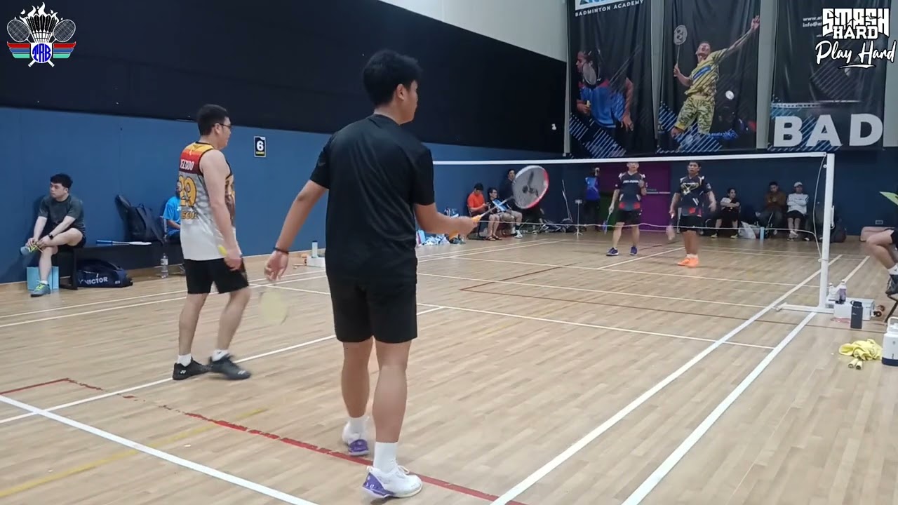QATAR BADMINTON | 01 March 2024-  Ali & Patrick vs Dunnery & Justin