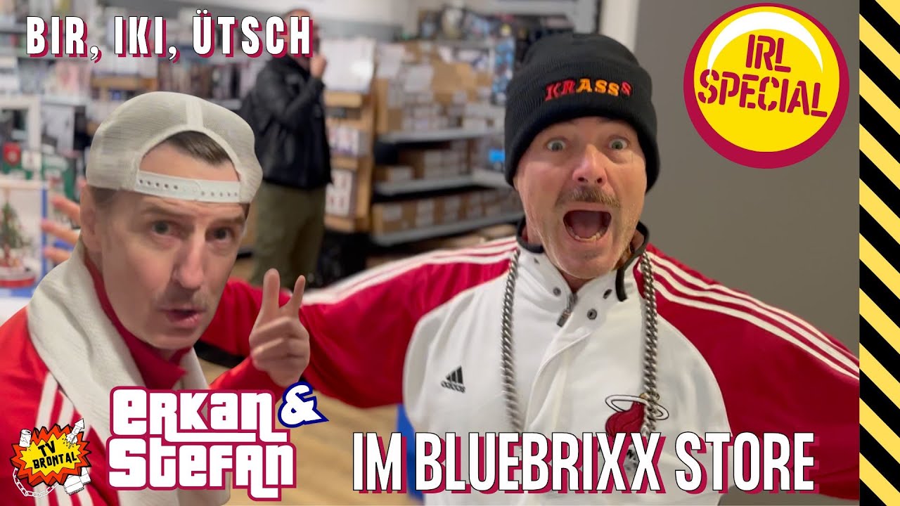 Bir Iki Ütsch: Erkan und Stefan im Bluebrixx Store