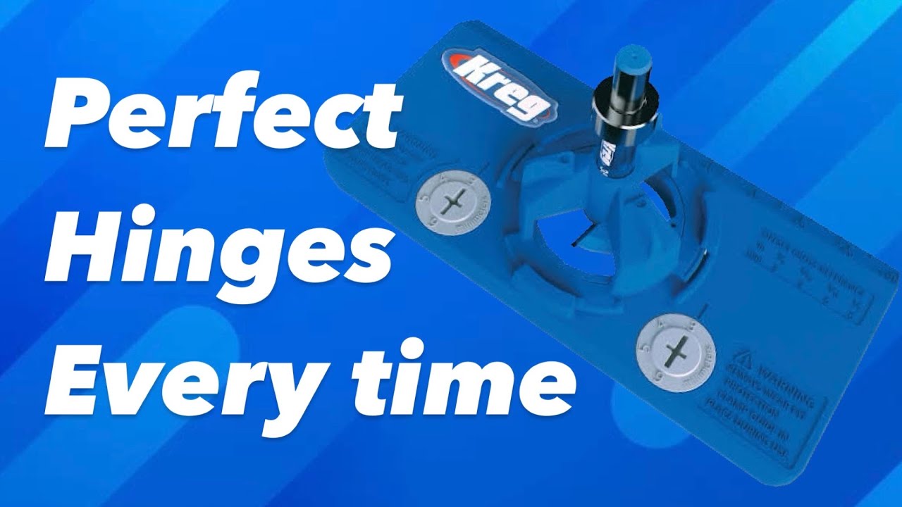 Perfect Hinges Every Time! DIY using the Kreg concealed hinge jig