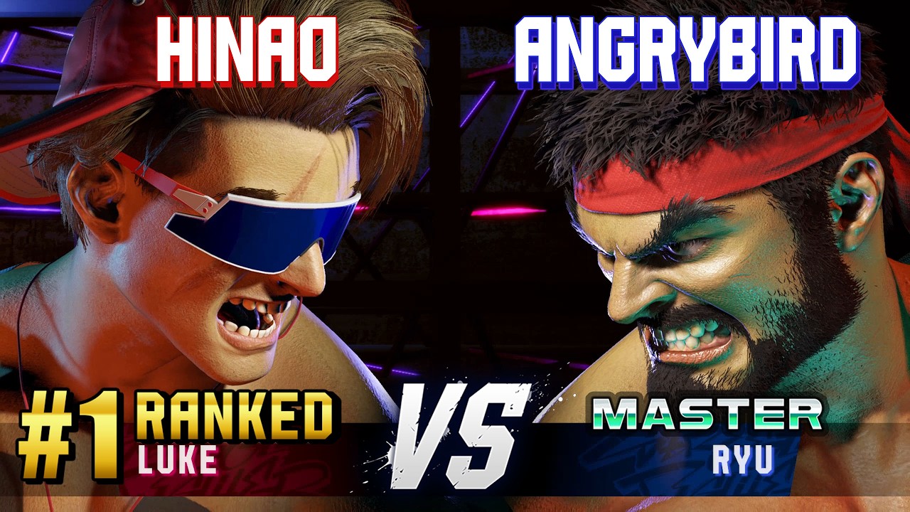 SF6 ▰ HINAO (#1 Ranked Luke) vs ANGRYBIRD (Ryu) ▰ High Level Gameplay