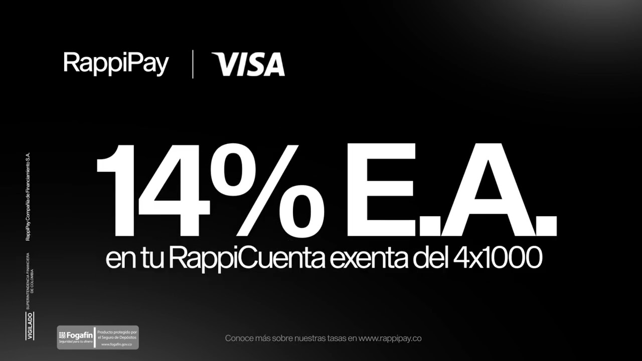 Renta al 14% E.A. en RappiCuenta