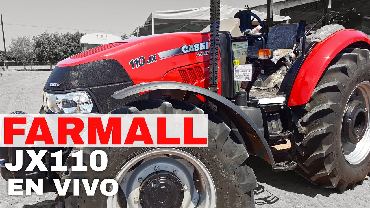 🔴Tractor Case Farmall JX110 4x4 Turbo Diesel Agrícola