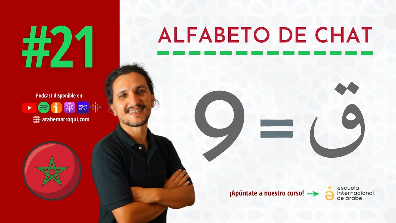 La pronunciaci&oacute;n del 9 (ق) en los chats en Dariya / Darija (&Aacute;rabe Marroqu&iacute;) #21