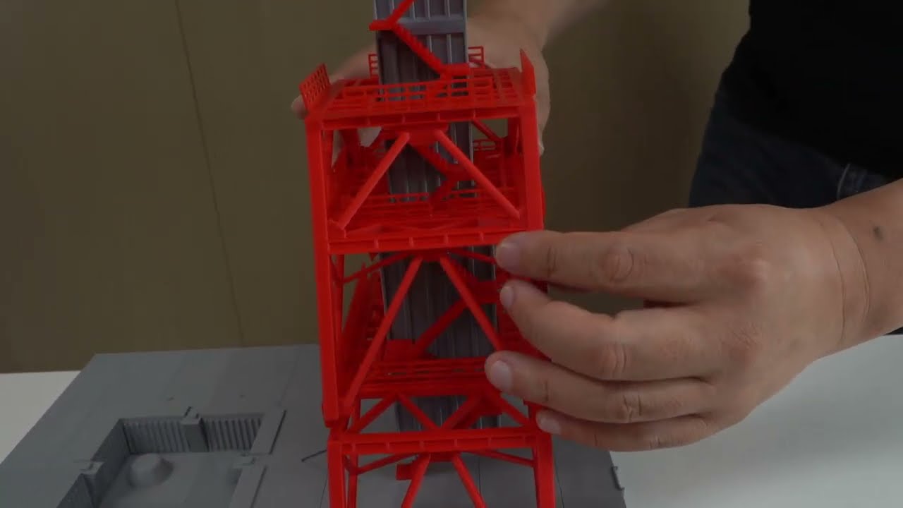 Saturn V Launch Umbilical Tower assembly PT2