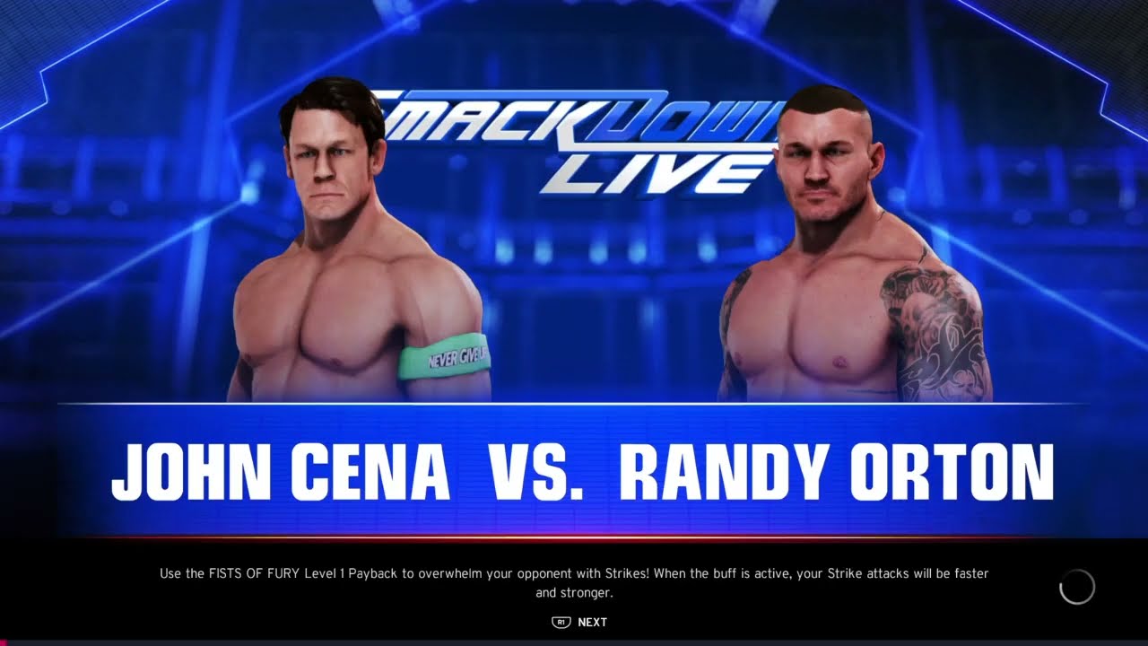 WWE 2K20 PS4 Gameplay - John Cena vs Randy Orton