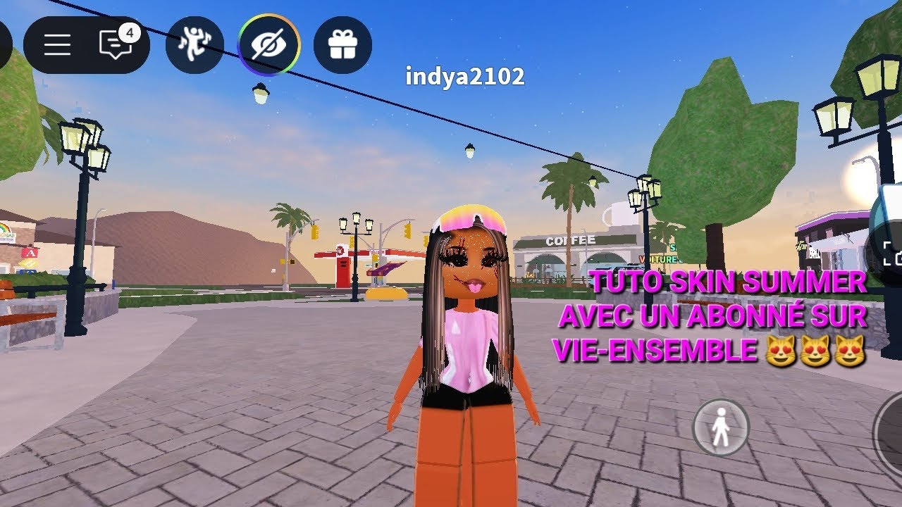 TUTO SKIN SUMMER avec un ABONNÉ sur vieENSEMBLE (le skin summer il est juste incrr)😻