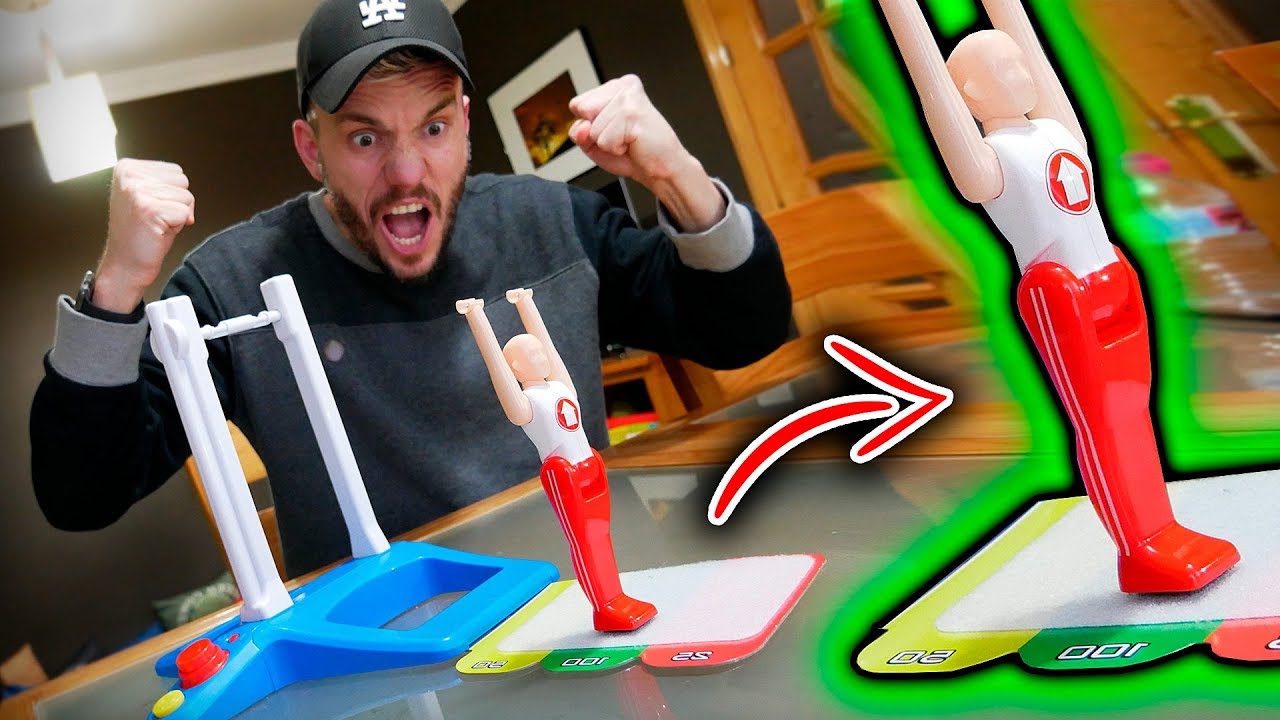 RECORDE NO JOGO SUPER GINASTA!! Toys for Kids - Brancoala e Marcos