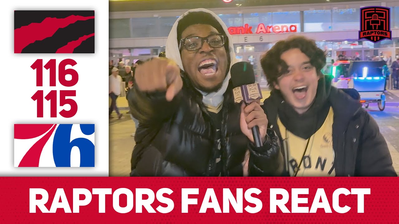 Loser City | Raptors Fans React | Raptors 116-115 76ers
