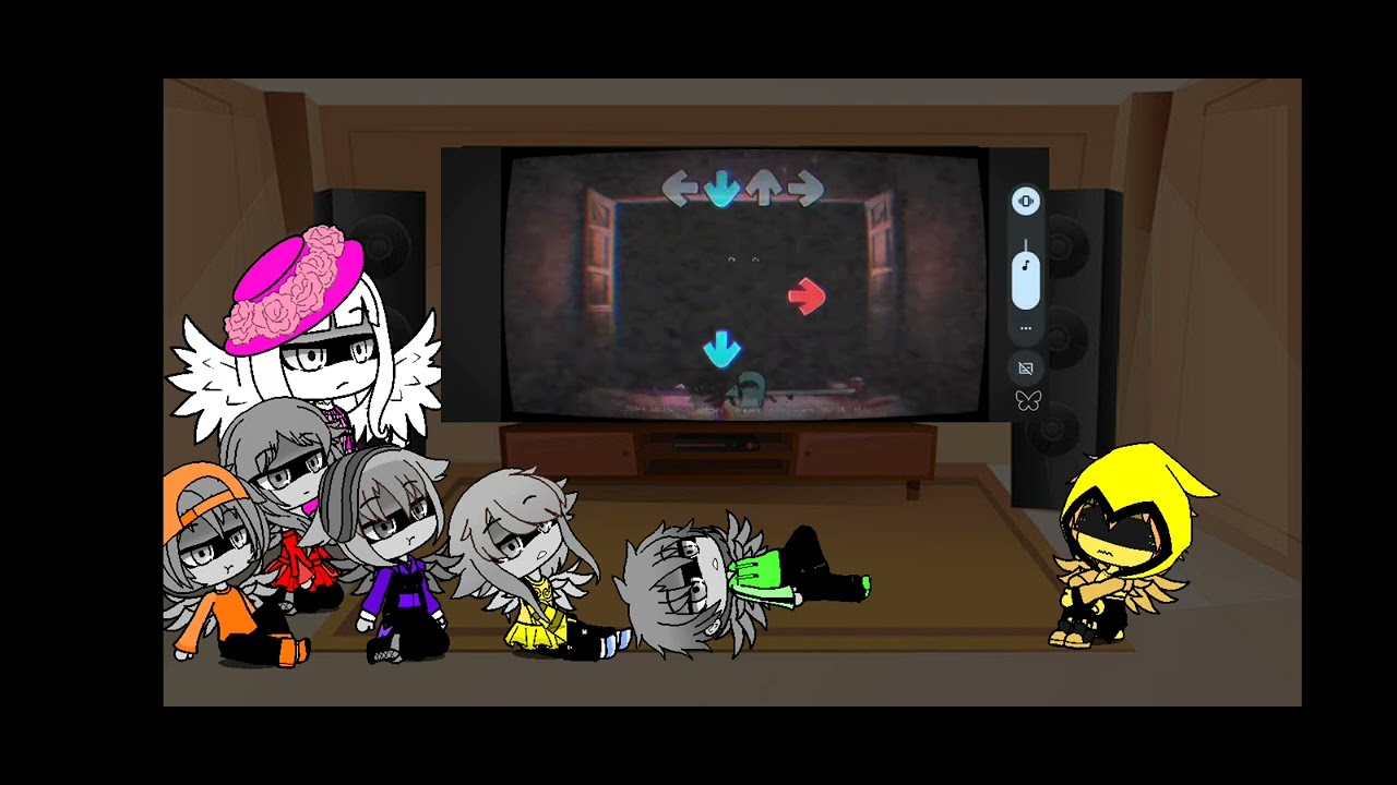 Ugly duckling characters react to beautiful revenge fnf