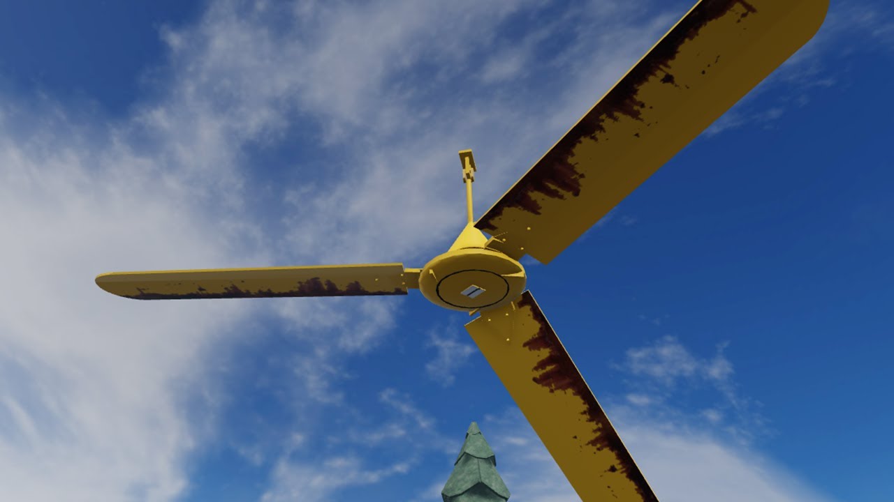 My Ceiling Fan Spinning Like CRAZY?! ON Garage | Roblox