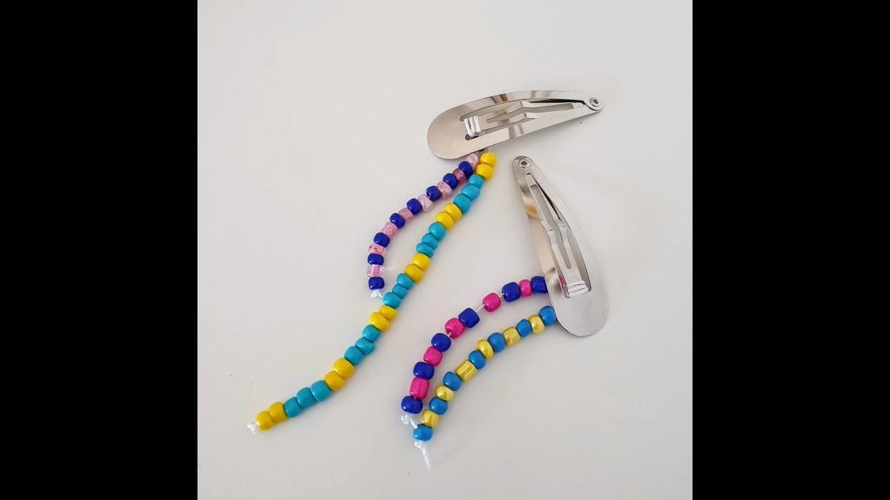 Beaded Hair clip tutorial