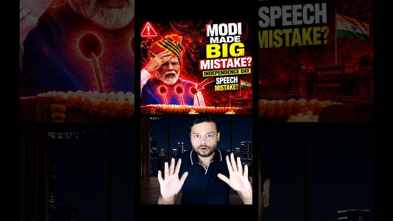Modi Did A Big Mistake On Independence Day - India's Biggest Confusion Right Now #shorts