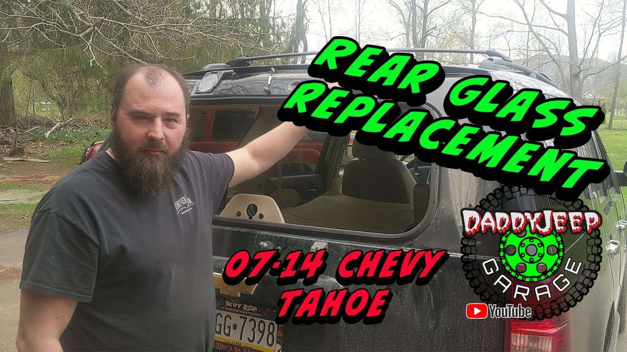Installing rear glass in a 2012 Tahoe. 07-14 Chevy Tahoe / GMC Yukon / Suburban