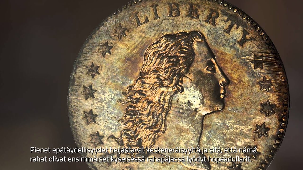 Suomen Moneta ja Maailman kallein raha - The 1794 Flowing Hair Silver Dollar