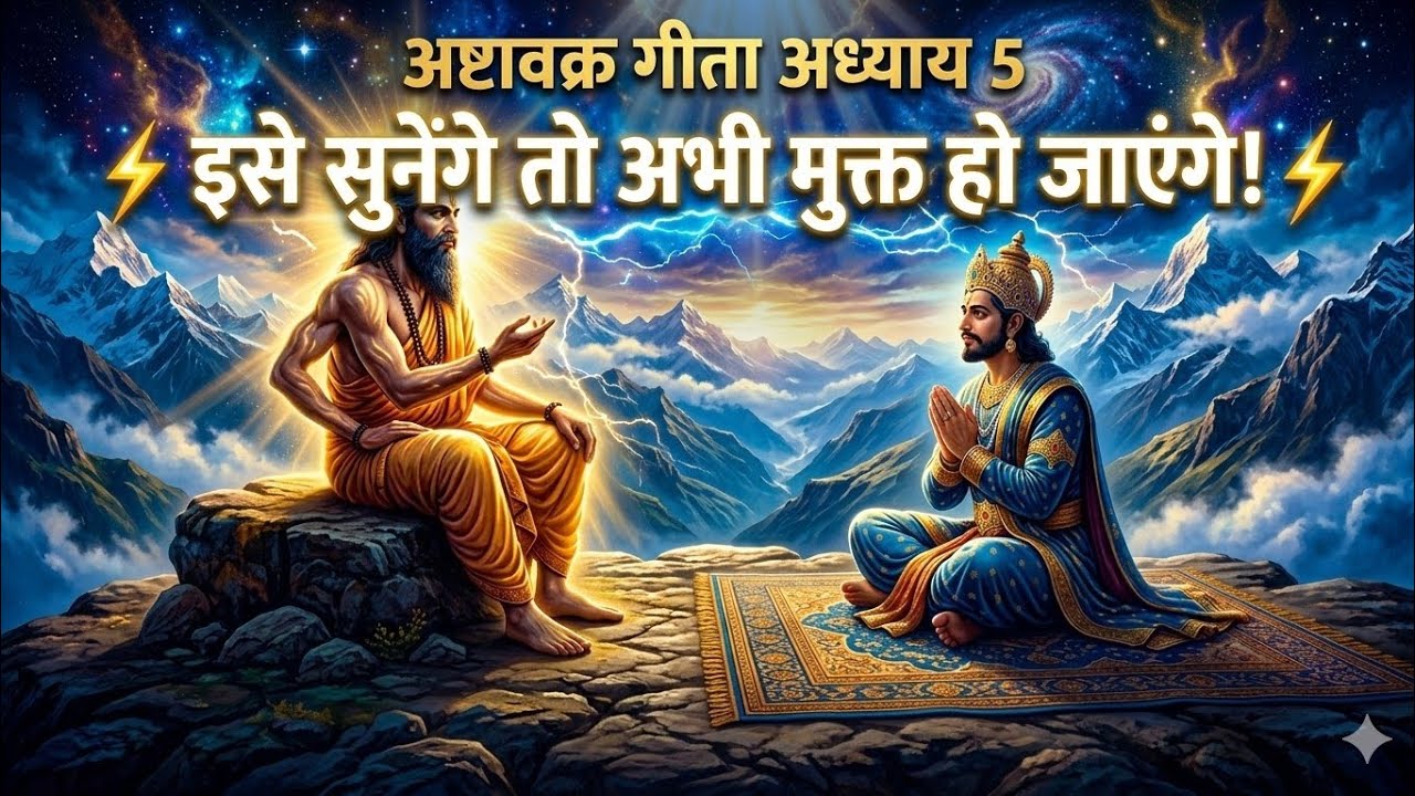 अष्टावक्र गीता अध्याय 5 | आत्मज्ञान से तुरंत मुक्ति का रहस्य