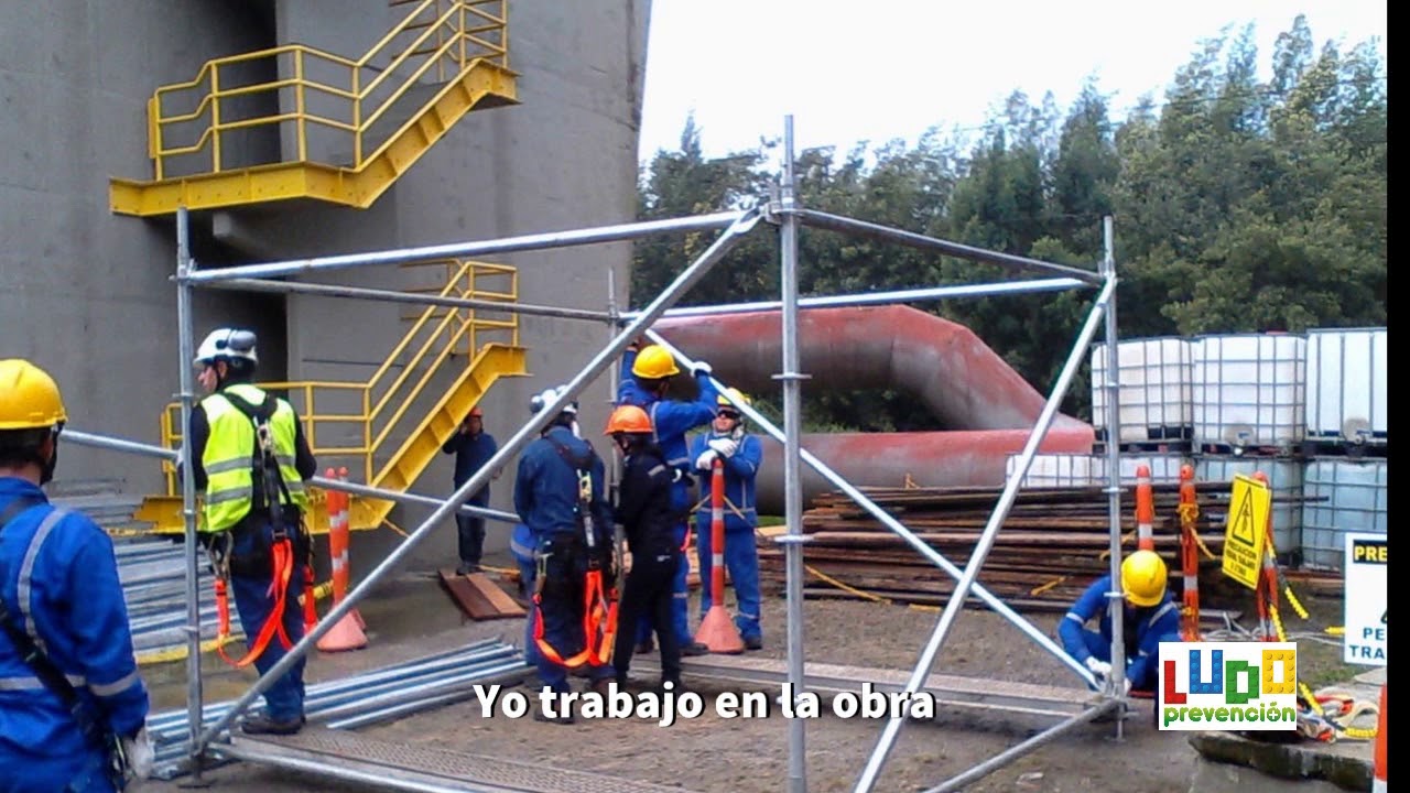 Canción Súbeme la Radio adaptada a la Seguridad en trabajo en altura