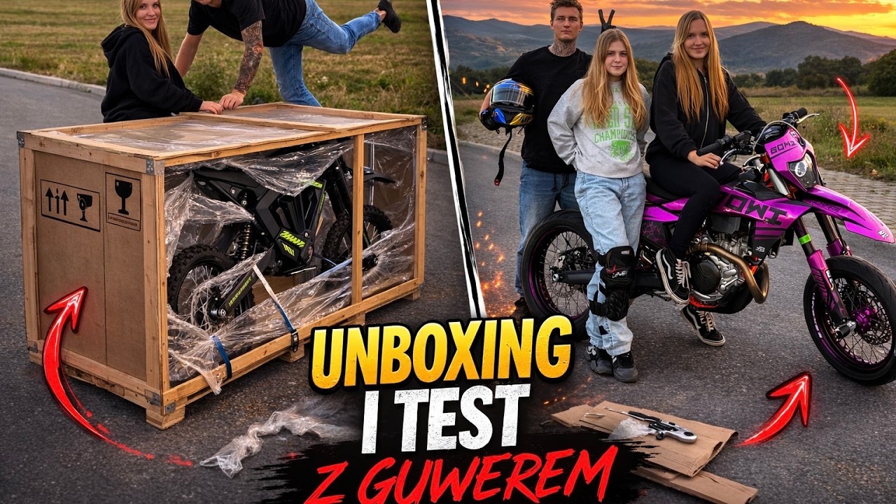 M&Oacute;J NOWY MOTOR RAWRR MANTIS X - UNBOXING Z GUWEREM
