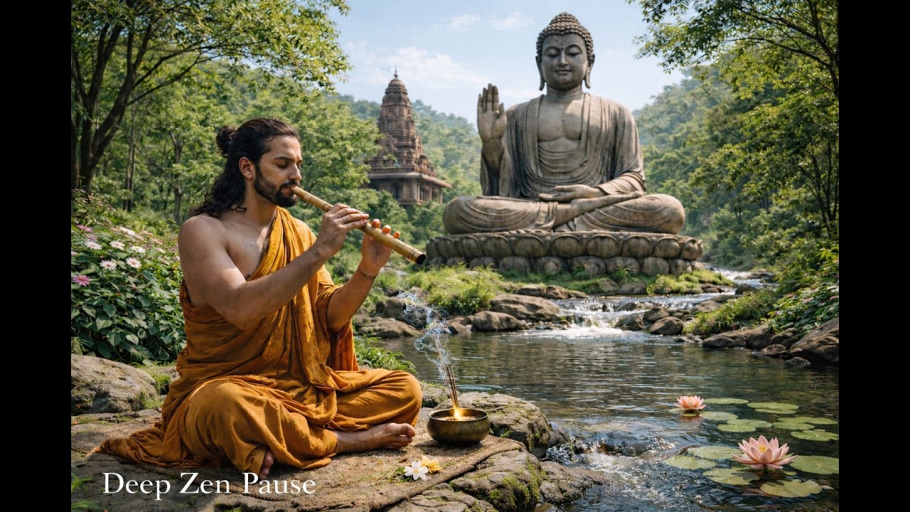Bansuri Meditation Music (Flute) | Healing, Relaxing, Stress Relief & Deep Calm