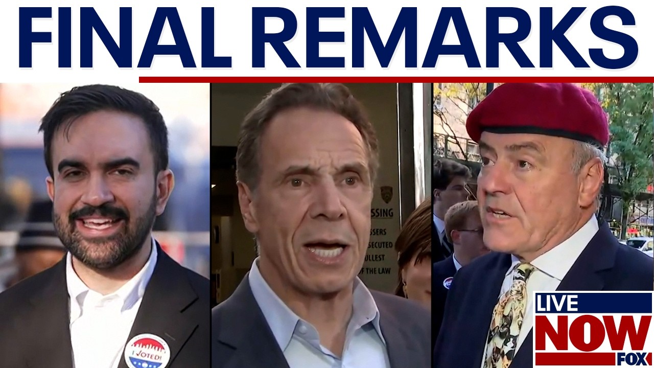 FULL REMARKS: NYC mayor candidates vote on Election Day
