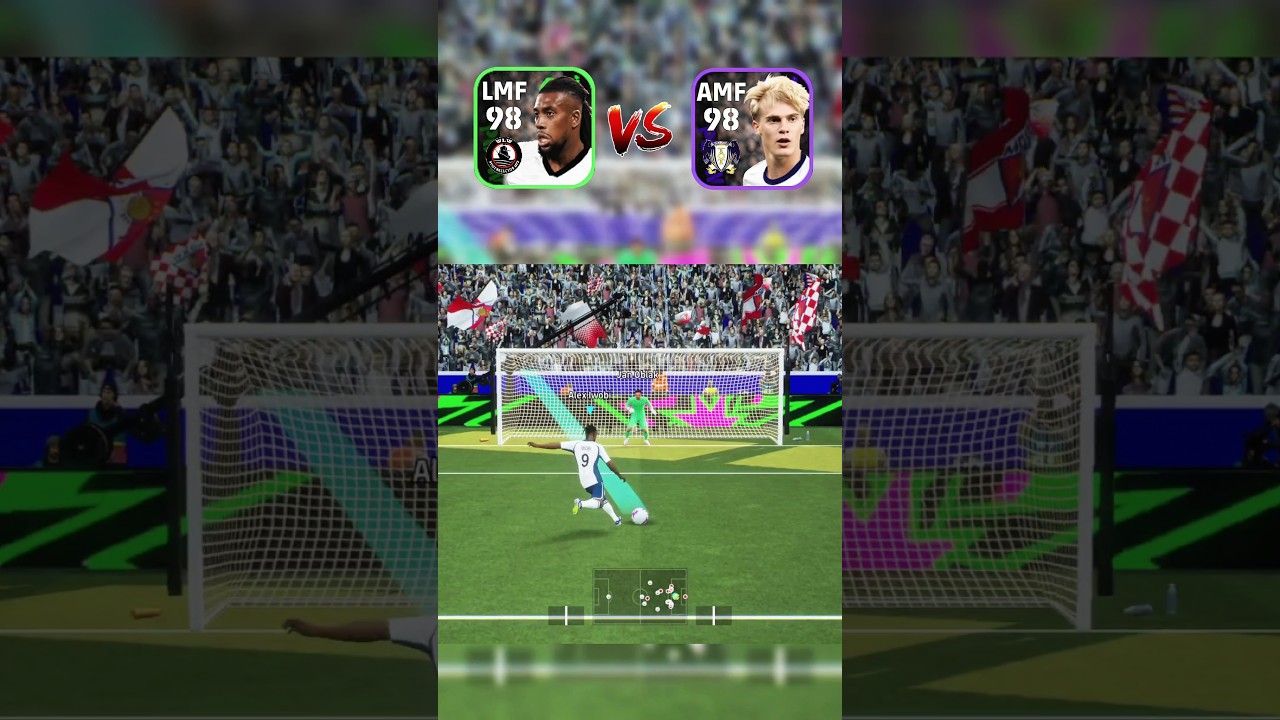 Iwobi vs Bergvall Penalty Challenge 🥶💀 #efootball2026 #efootball #shorts