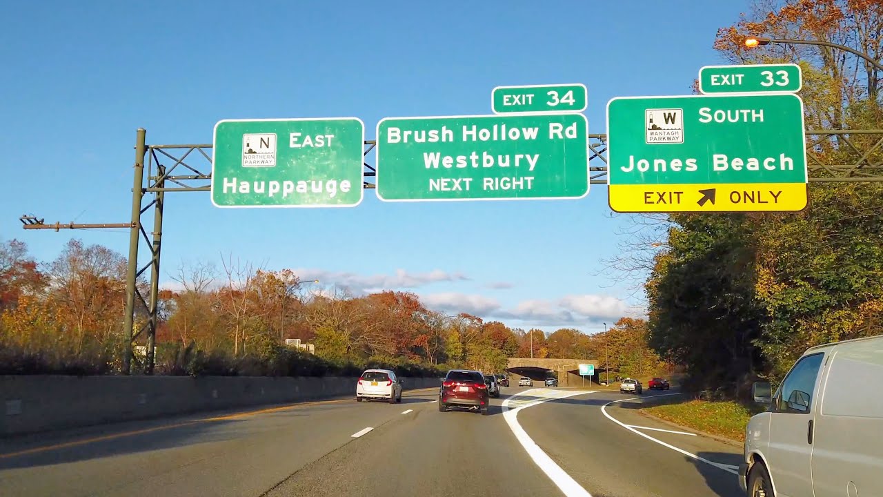 Northern State Pkwy on Long Island, NY | eastbound full length 🍁 Fall 2022