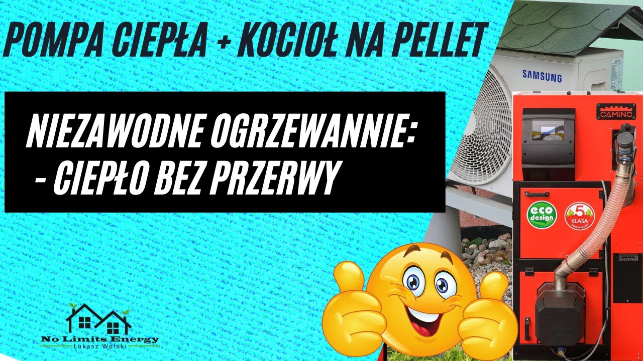 Niezawodne Ogrzewanie👍: Pompa Ciepła i Kocioł na Pellet; Zestaw na wypadek awarii! No Limits Energy