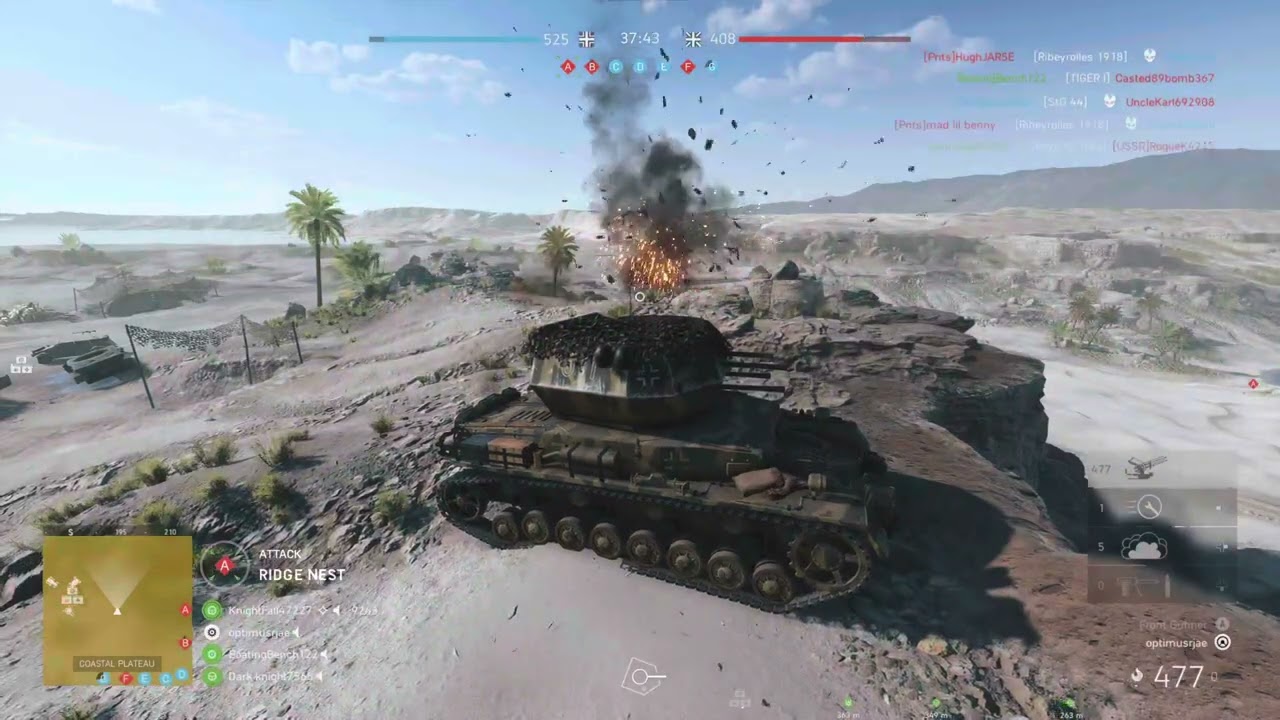 Battlefield 5 gameplay - That Annoying AA Tank (No Commentary)
