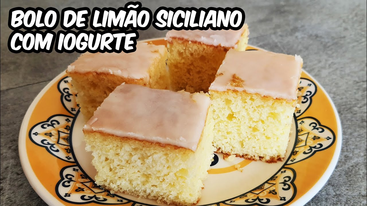 BOLO SUPER FOFINHO DE LIMÃO SICILIANO E IOGURTE | Novatos na Cozinha