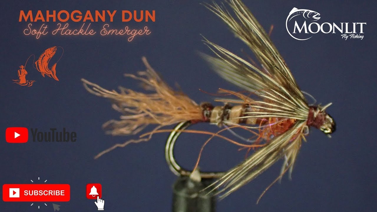 Mahogany Dun Soft Hackle Emerger Moonlit