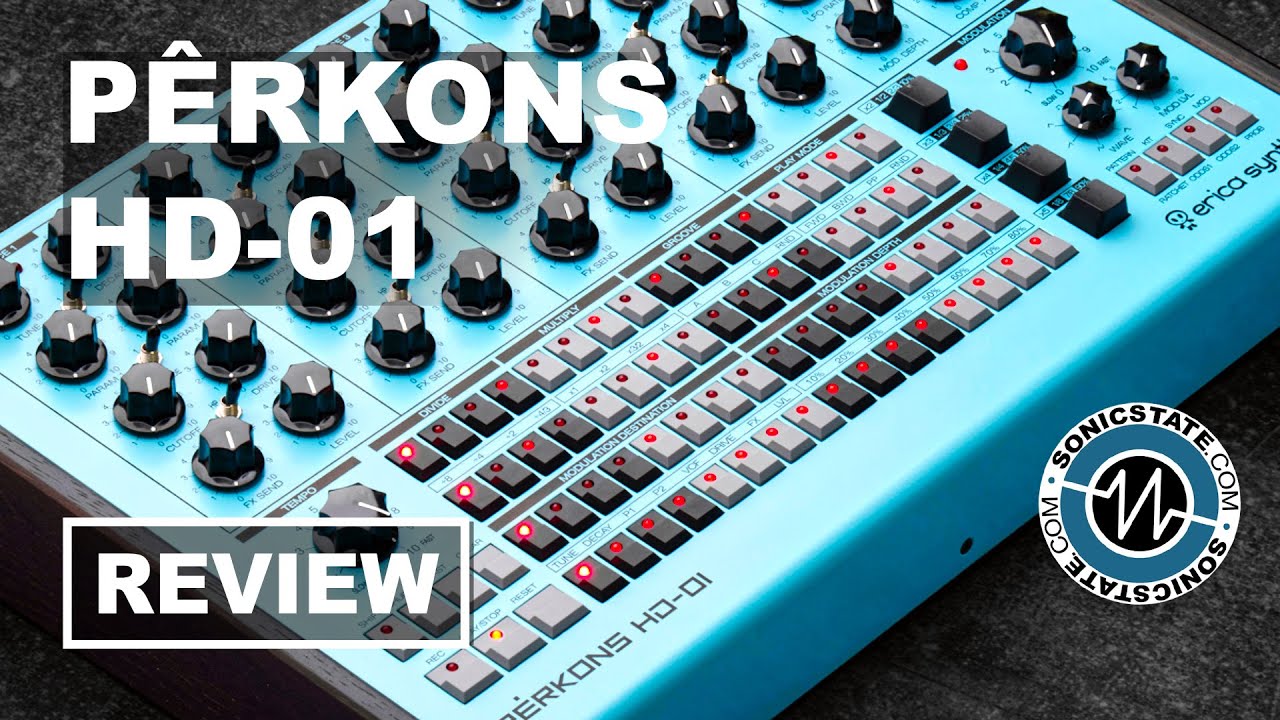 Erica Synths Perkons HD-01 Drum Machine - SonicLAB Review