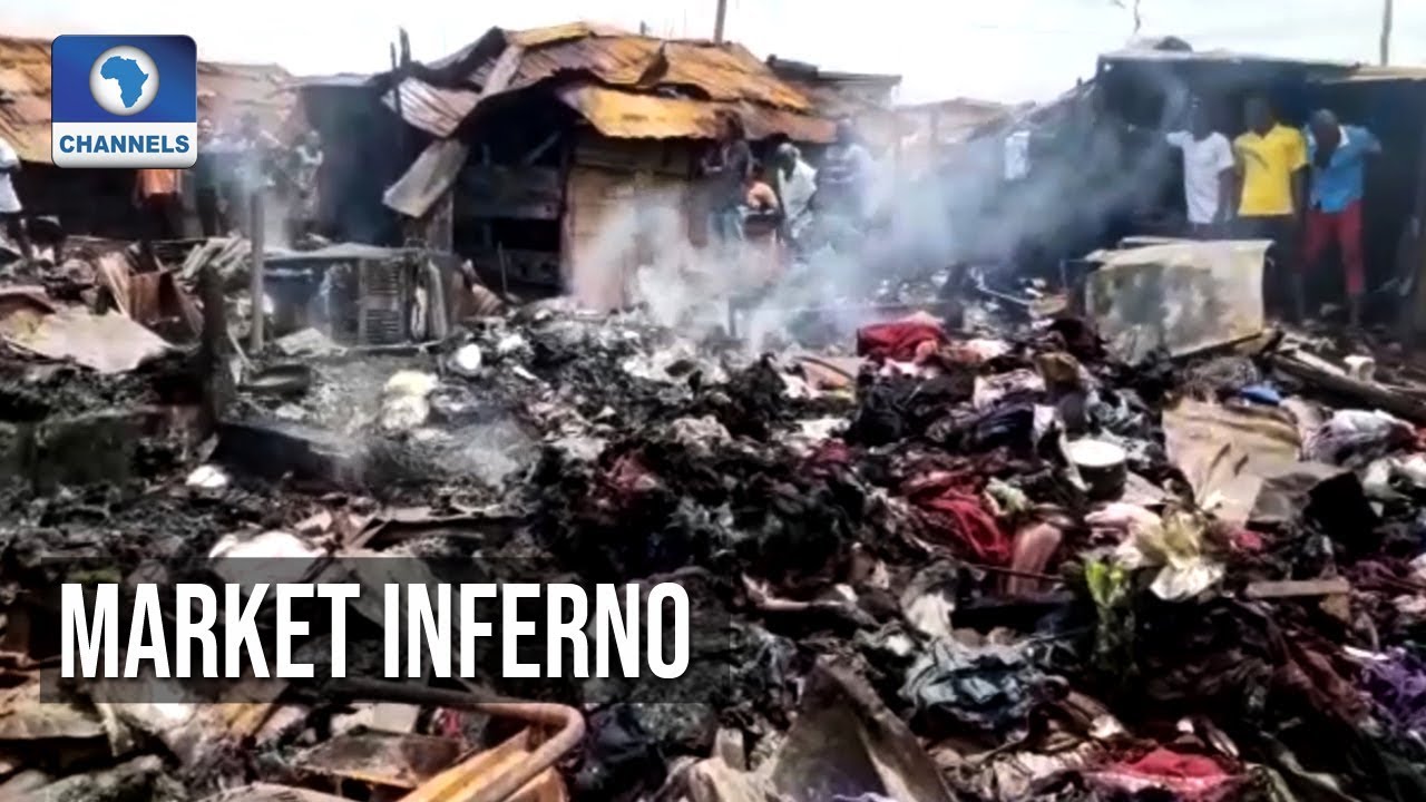 Fire Guts Over 60 Shops In Enugu Market