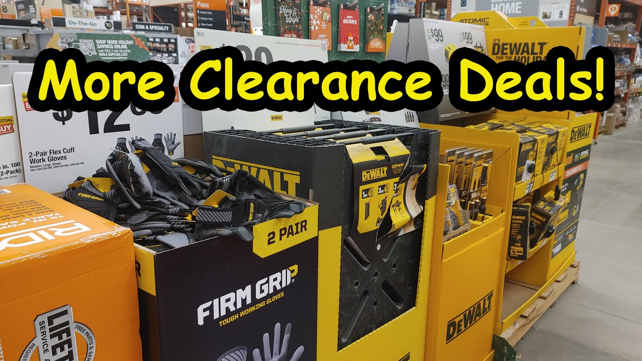 Crazy Home Depot Clearance Tool Deals