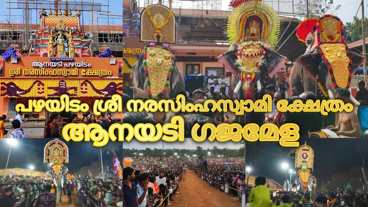 Anayadi Gajamela / Anayadi Pazhayidam Narasimha Swamy Temple / Kollam 