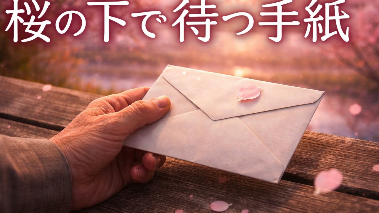 【朗読】桜の下で待つ手紙｜睡眠導入・心温まる短編小説の朗読