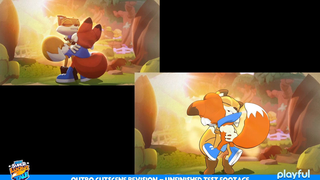 New Super Lucky's Tale Ending Cinematic - Comparison Test