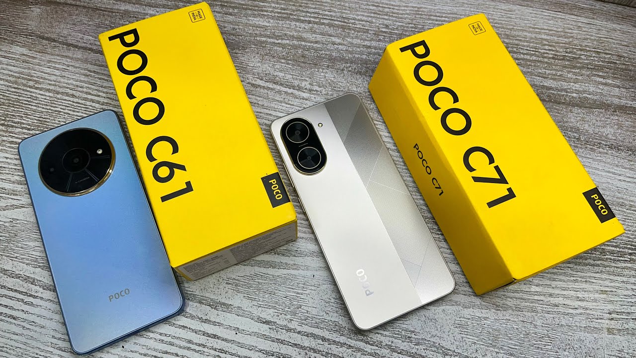 Poco C71 vs Poco C61 - Best Konsa ? | Rs 5299 🔥| Best Camera 📸 | Gaming Processor 🎮| Fast Charging