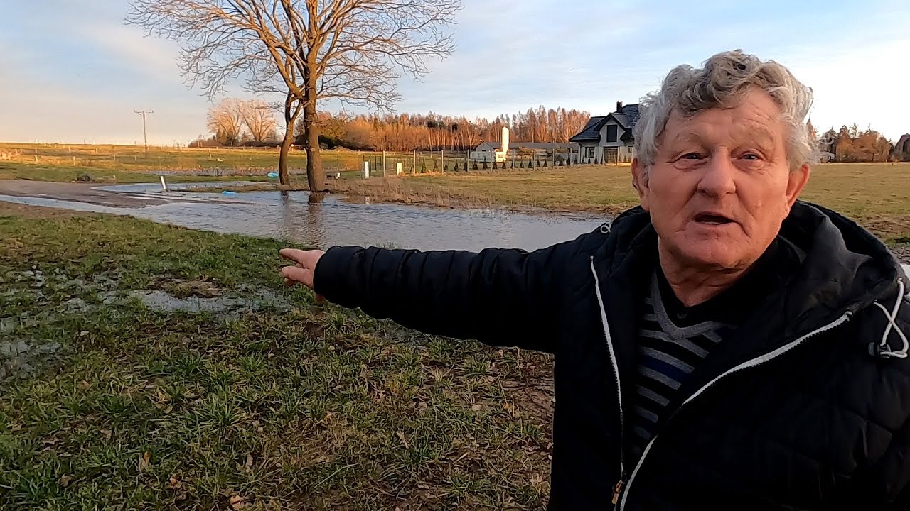 Kazimierz ma problem Ze stawu zrobiło się jezioro