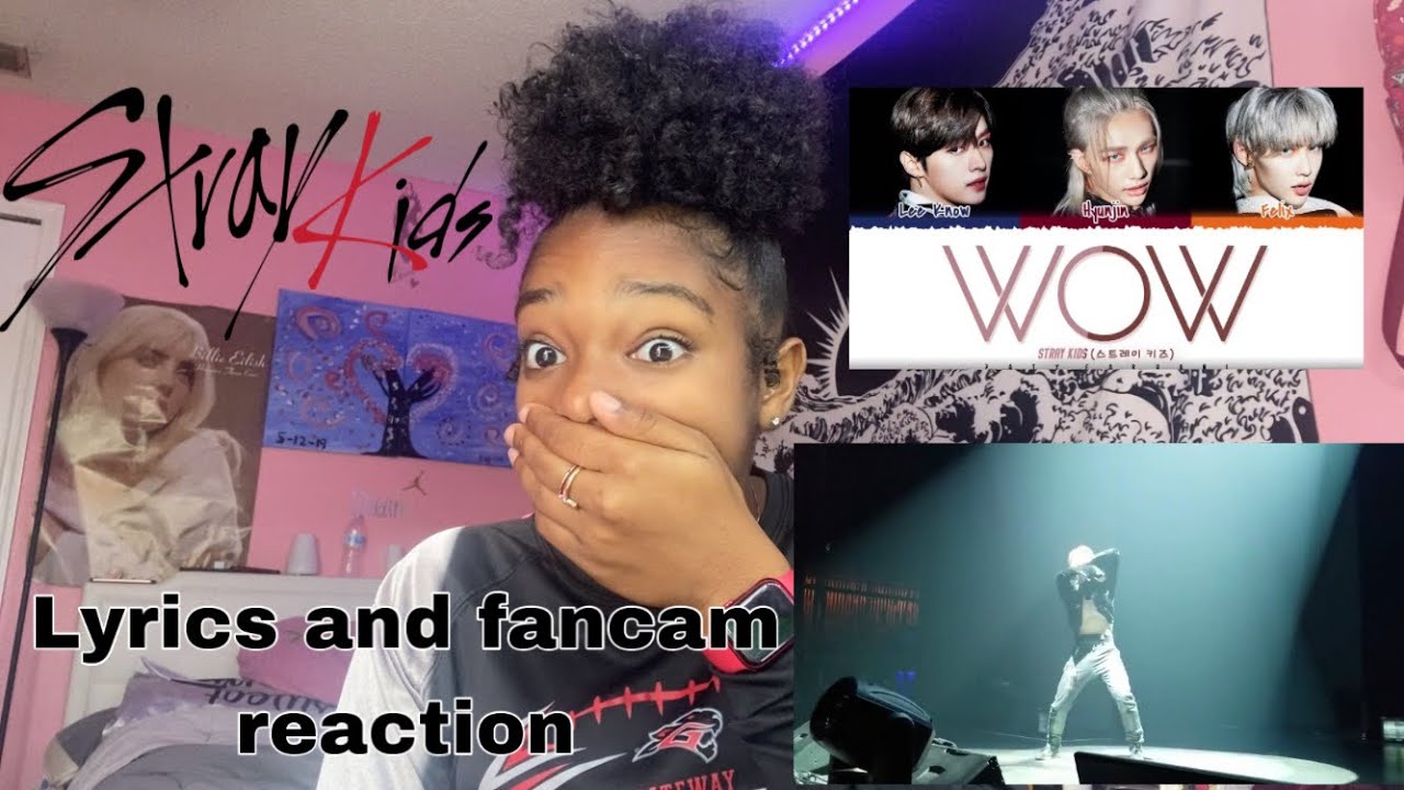 BABY STAY REACTS TO | STRAY KIDS (DANCE RACHA) - WOW' Lyrics Color Coded_Han_Rom_Eng]