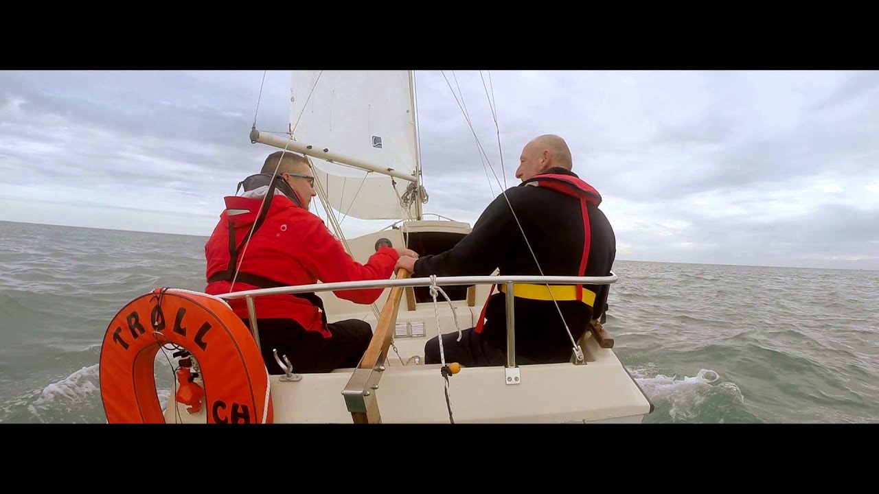 Sortie à la voile en Forban MKII à Cherbourg