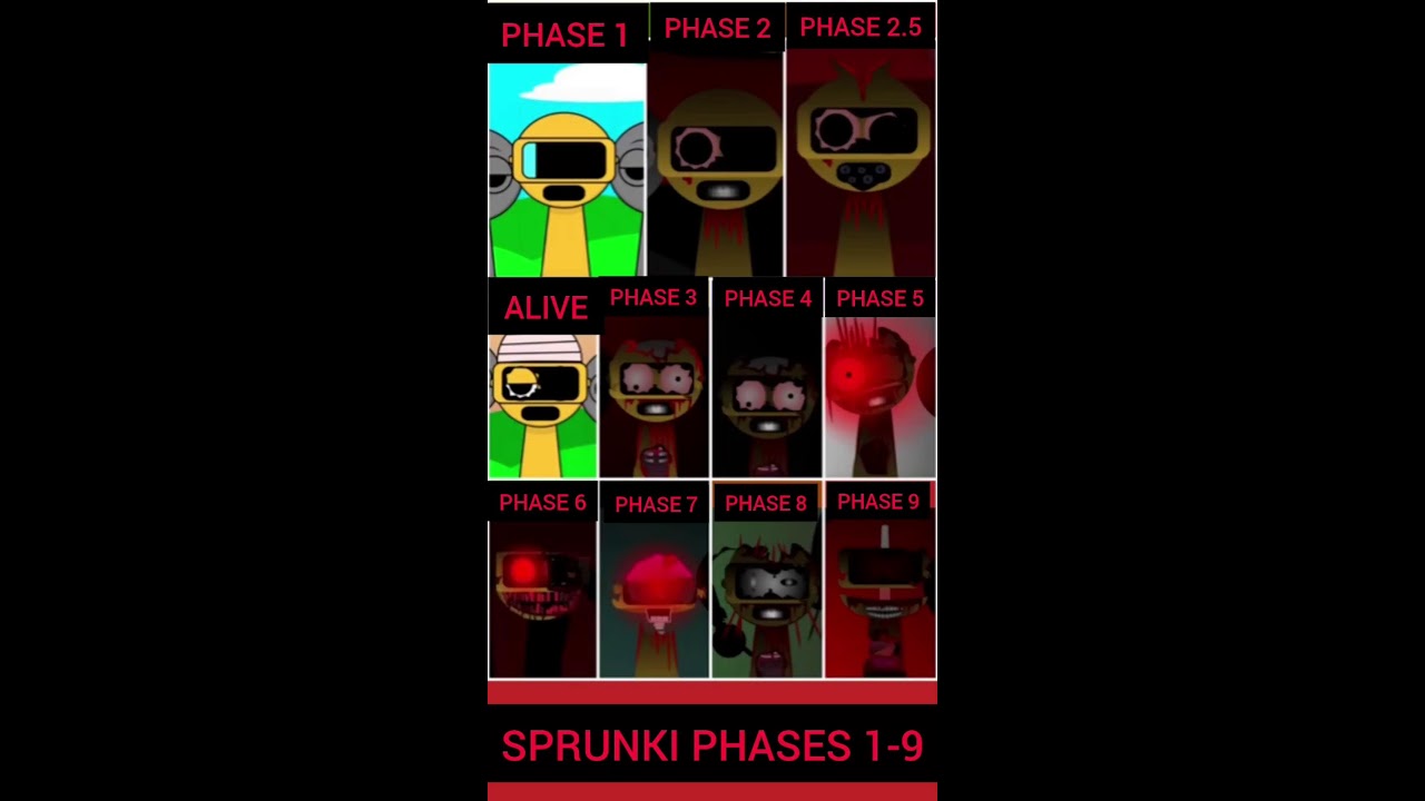 Incredibox Sprunki All PHASES From 1 - 9 | Live-01