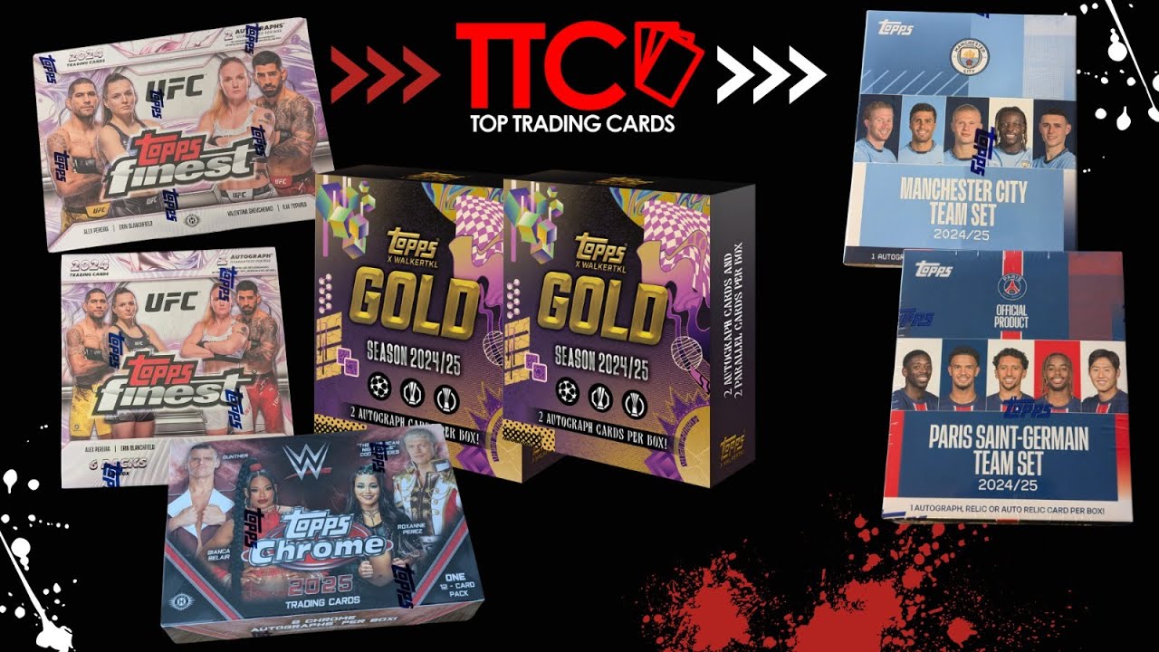 TTC BOX BREAK STREAM 🔥🔥 TOPPS 24-25 UCC GOLD RELEASE + PERSONALS PT.1 🔥🔥  | 17.02.2025